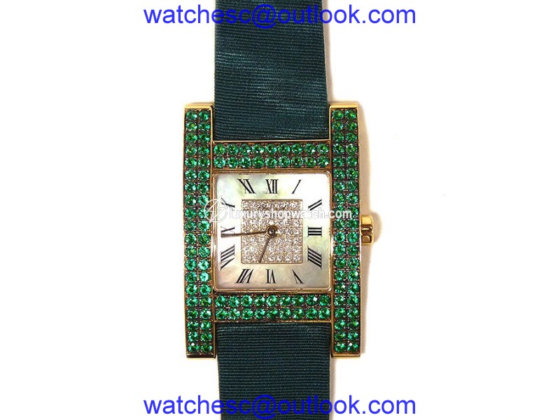 Chopard 18k YG "Your Hour" Diamonds & Mother Of Pearl Dial Ladies Watch Other