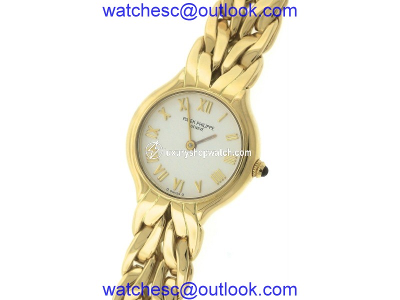 Patek Philippe La Flamme 4816/001 18K Yellow Gold Roman 23mm Quartz Watch Patek Philippe