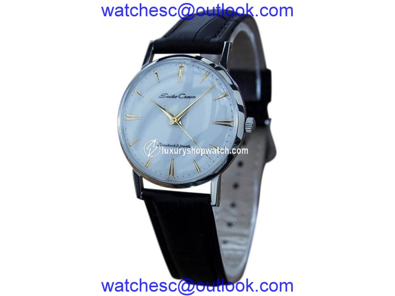 Seiko Crown Stainless Steel Manual Japanese Dress Mens Watch Year: 1950 Seiko