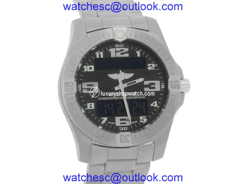 Breitling Aerospace Evo E79363 Titanium Digital Quartz 43mm Mens 2014 Watch Breitling