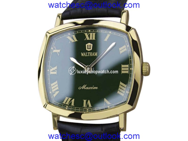 Waltham Maxim Y116 Gold Plated and Stainless Steel Manual Vintage 33mm Mens Watch Waltham