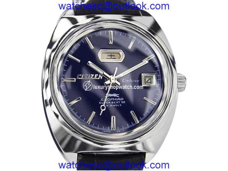 Citizen Deluxe 7075 Stainless Steel Manual Vintage 37mm Mens Watch Citizen