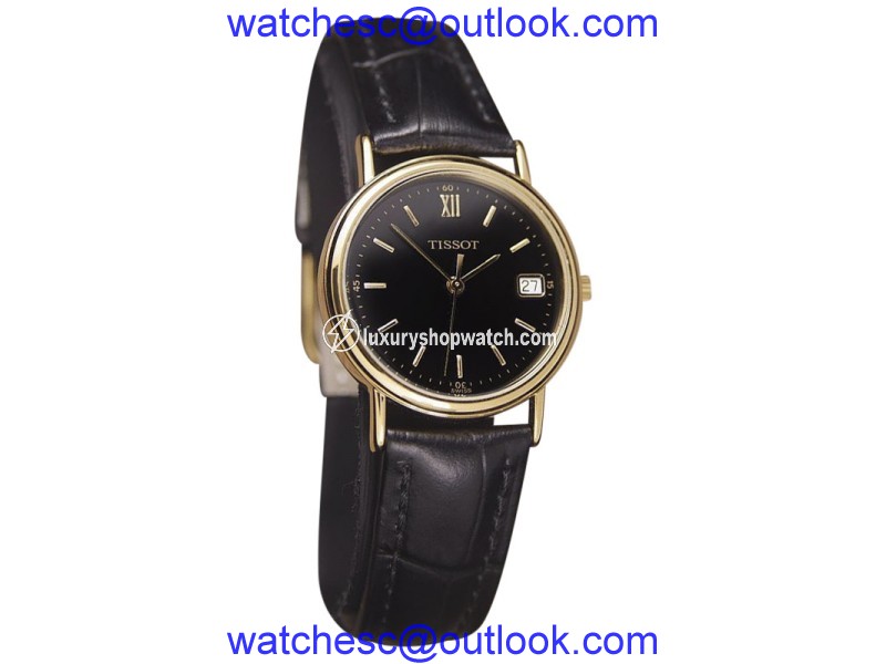 Tissot Swiss Made Quartz Gold Plated Mens 31mm Watch c2000 Tissot