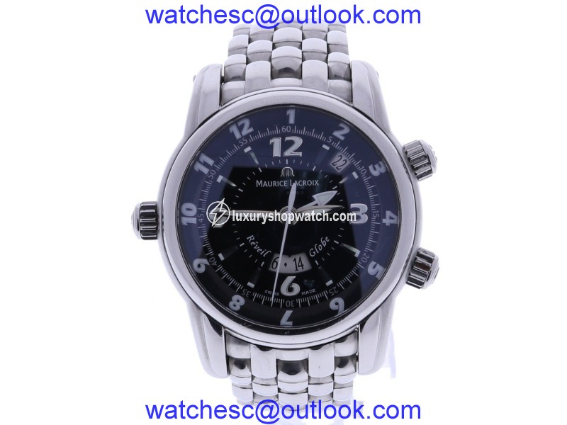 Maurice Lacroix Masterpiece Reveil Globe MP6388 Stainless Steel 43mm Mens Watch Maurice Lacroix