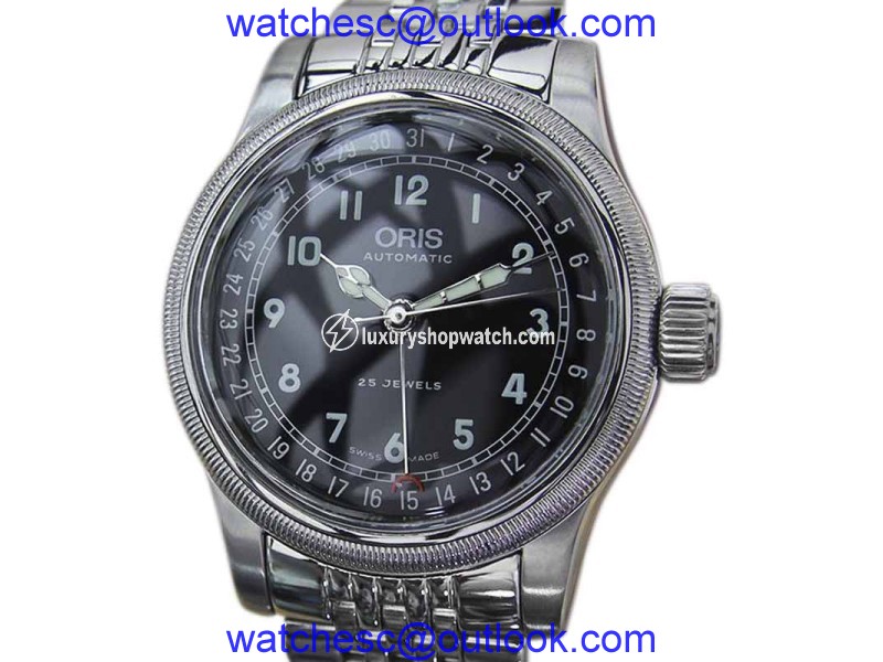 Oris Date Pointer 7543 Stainless Steel Automatic 40mm Mens Watch Oris