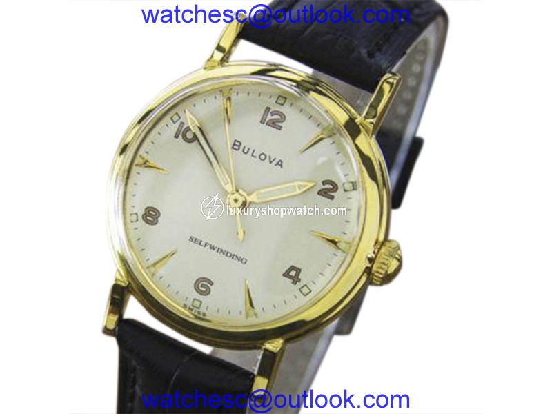 Bulova L6 Stainless Steel Self Winding 31mm Mens Dress Watch 60s Bulova