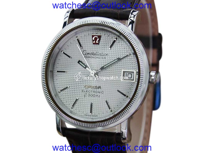 Omega Constellation F300Hz Stainless Steel Vintage 36mm Mens Watch Omega