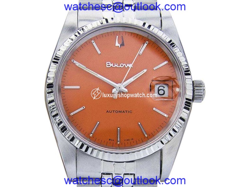 Bulova Stainless Steel Vintage Automatic 36mm Mens Watch Bulova