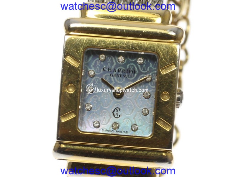 Philippe Charriol ST.TROPEZ STR2 Stainless Steel / Gold Plated 20mm Womens Watch