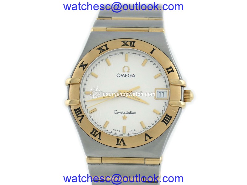 Omega Constellation 396.1201 Stainless Steel/Yellow Gold Quartz 33mm Men's Watch Omega