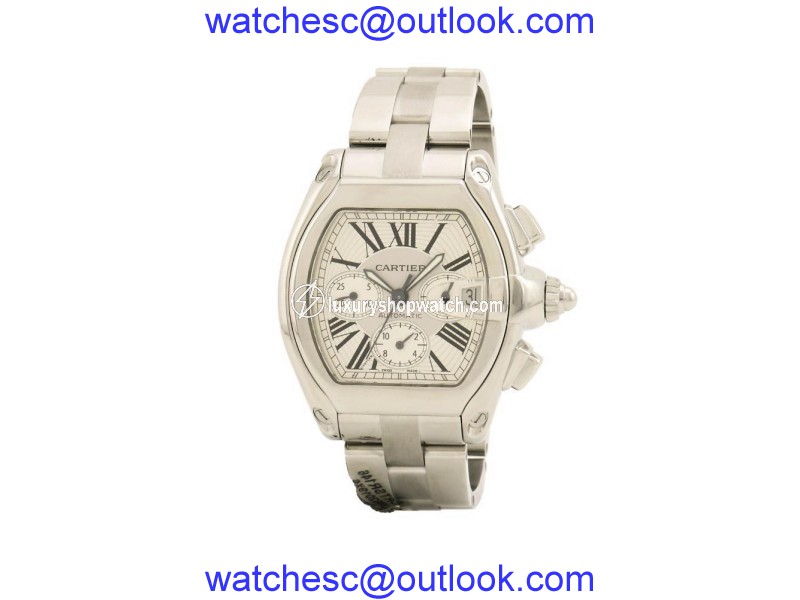 Cartier Roadster W62019X6 Stainless Steel Automatic 43mm Mens Watch Cartier