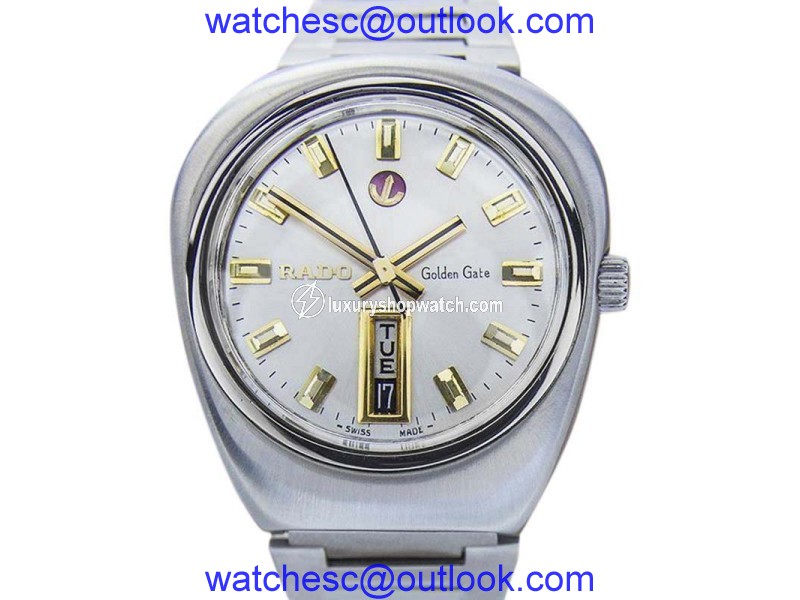 Rado Golden Gate Stainless Steel Automatic 38mm Mens Watch 1960s Rado