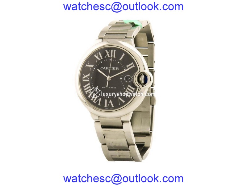 Cartier Ballon Bleu W6920042 Stainless Steel Black Dial Automatic 42mm Men's Watch Cartier