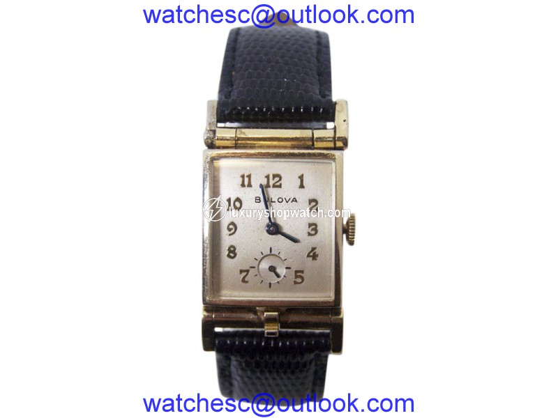 Bulova 10K Rolled Gold Plated Vintage 21.7mm Unisex Watch Year 1950 BULOVA