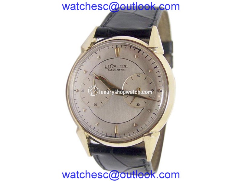 Jaeger-Lecoultre Futurematic 14K Yellow Gold 35mm Mens Watch 1960s Jaeger-Lecoultre