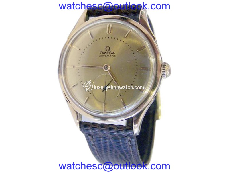 Omega 18K Rose Gold Automatic Vintage 35mm Mens Watch 1945 OMEGA