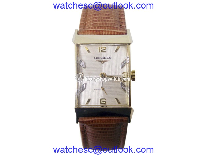 Longines 14K Yellow Gold Vintage 21.5 mm Mens Watch 1940s| Longines