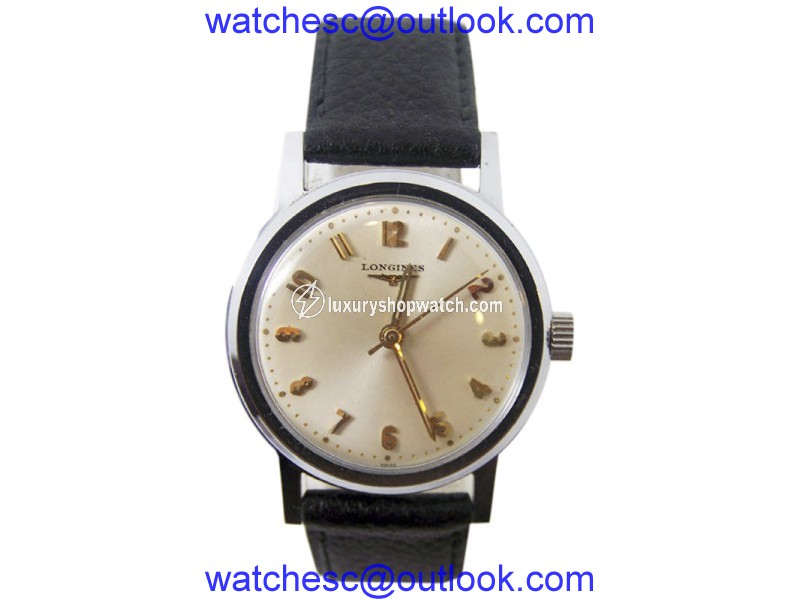 Longiness Stainless Steel Vintage 33.2mm Mens Watch 1960's Longiness