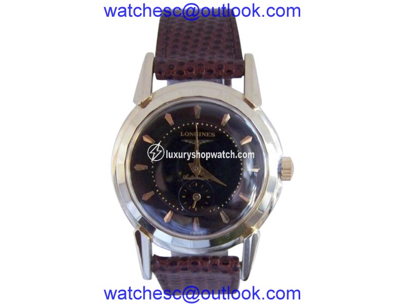 Longines 2164-2 14K Yellow Gold Automatic Vintage 33mm Mens Watch Longines