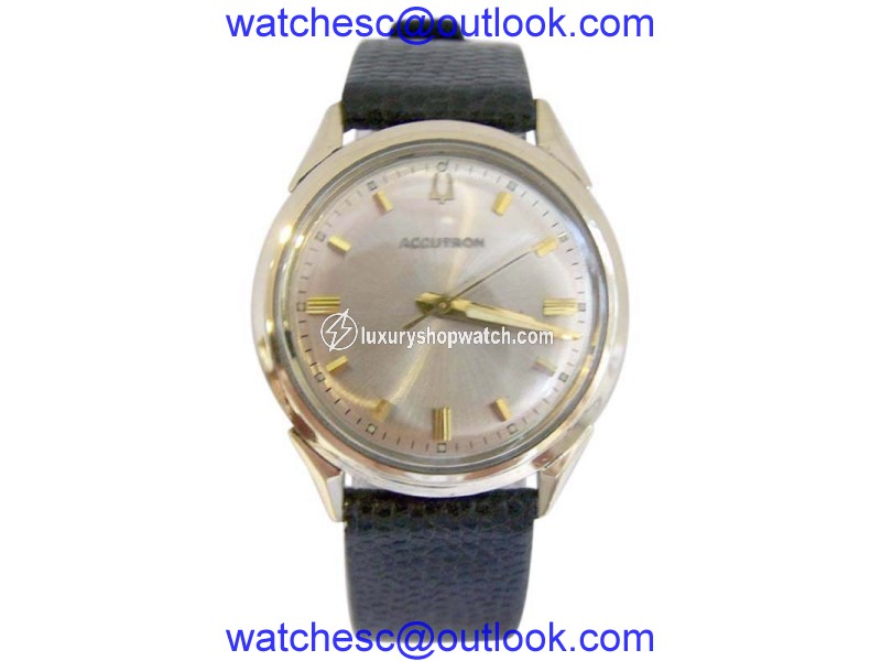 Bulova Accutron 10K Yellow Gold Filled Vintage 34mm Mens Watch Year 1965 BULOVA