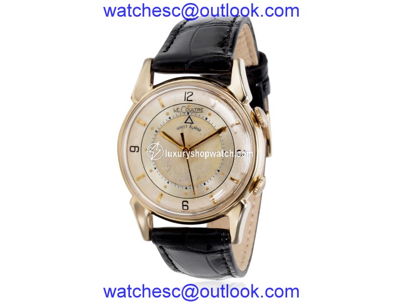 Jaeger-LeCoultre Memovox 2052-1 Gold Filled / Leather Manual Vintage 32mm Unisex Watch Jaeger-LeCoultre