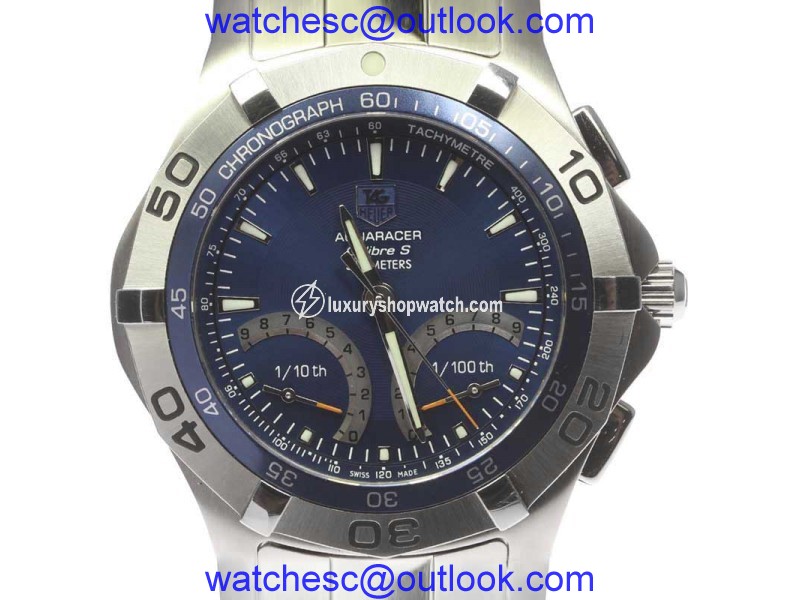 Tag Heuer Aquaracer CAF7012.BA0815 Stainless Steel Quartz 45mm Mens Wrist Watch Tag Heuer