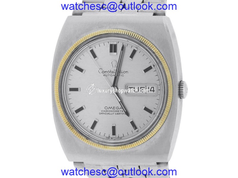 Omega Constellation 168.041 Stainless Steel Automatic Vintage 36mm Mens Watch Omega