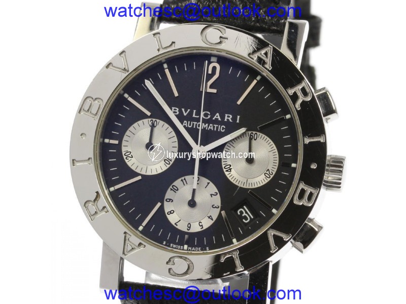 Bulgari BB38SLCH Stainless Steel Automatic 38mm Mens Watch Bulgari