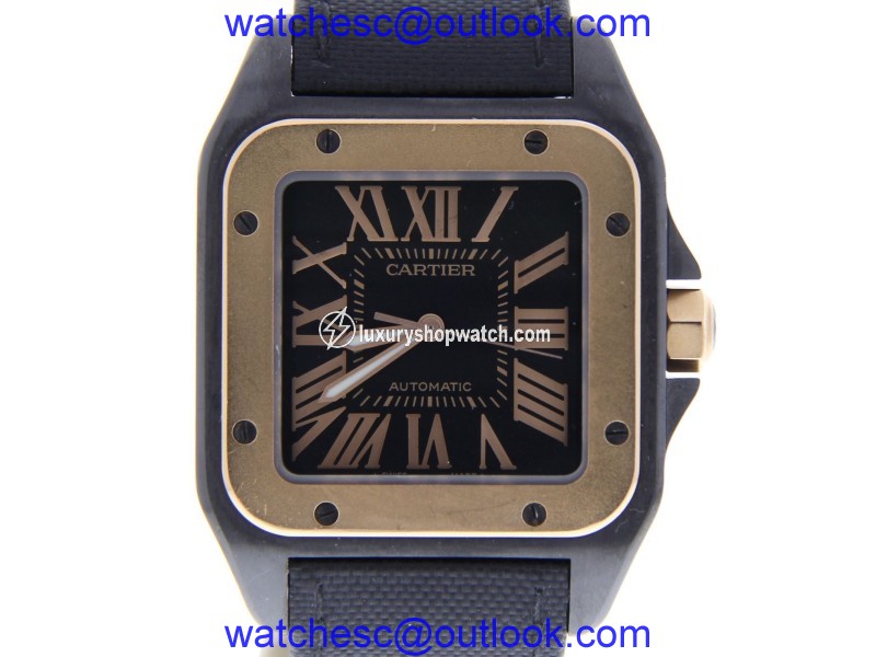 Cartier Santos 2656 Stainless Steel Automatic 41mm Mens Watch Cartier