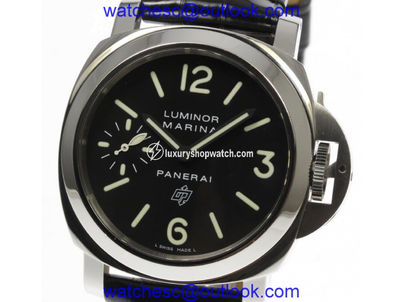 Panerai Luminor Marina PAM00005 Stainless Steel / Leather Manual 43mm Mens Watch Panerai
