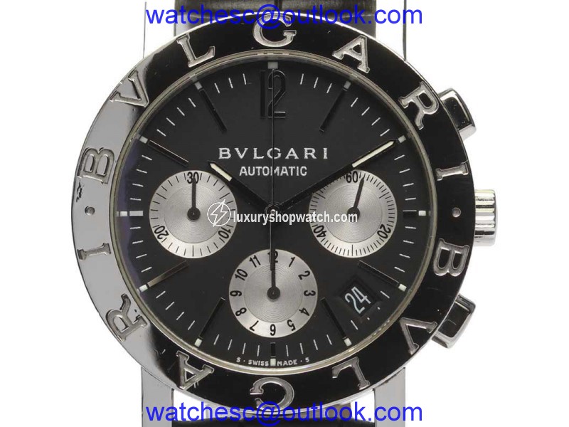 Bulgari BB38SLCH Stainless Steel Automatic 38mm Mens Watch Bulgari