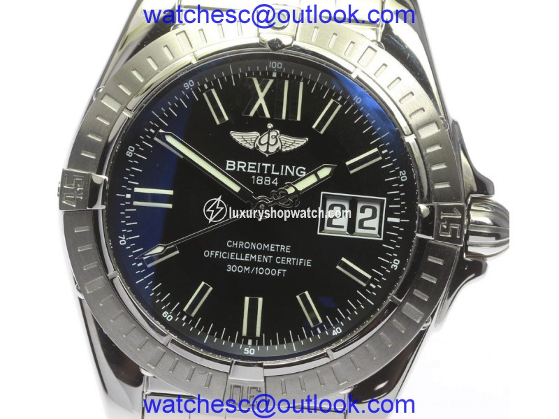 Breitling Windrider Cockpit A49350 / B779 Stainless Steel Automatic 41mm Mens Watch Breitling