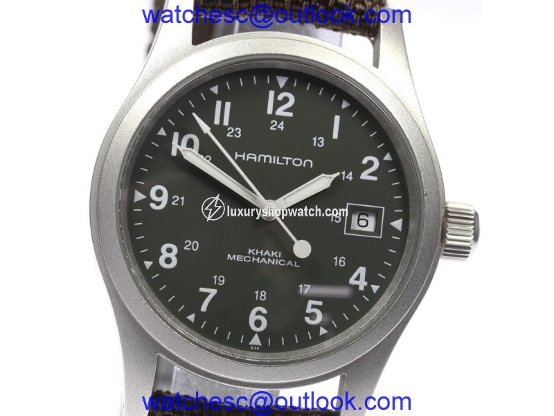 Hamilton Khaki Field H694190 Stainless Steel / Nylon Automatic 38mm Mens Watch Hamilton