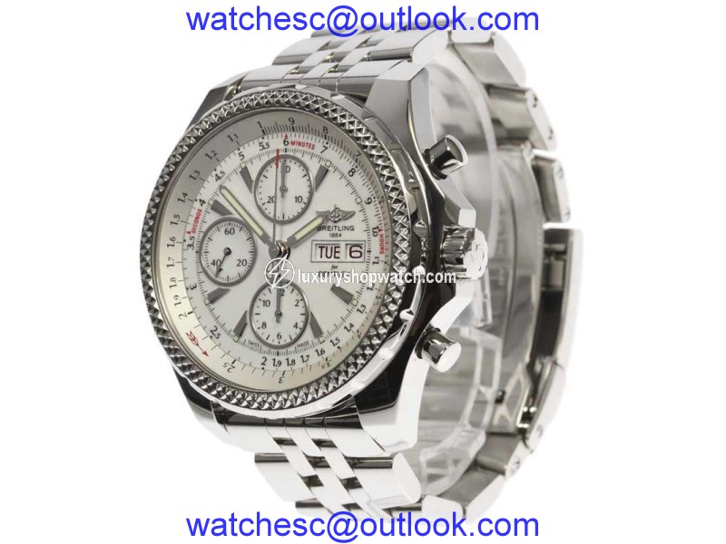 Breitling Bentley A13362 Stainless Steel Automatic 45mm Mens Watch Breitling