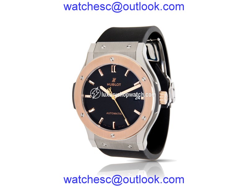 Hublot Classic Fusion 511.NO.1180.RX Titanium / Rose Gold Automatic 45mm Mens Watch Hublot