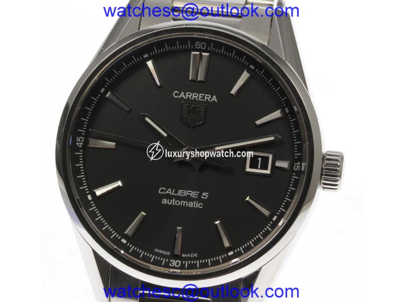 Tag Heuer Carrera Calibre5 WAR211A-1.BA0782 Stainless Steel Automatic 39mm Men's Watch TAG Heuer