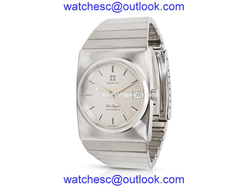 Zenith Port Royal 01.0010 Stainless Steel 32mm Mens Vintage Watch Zenith