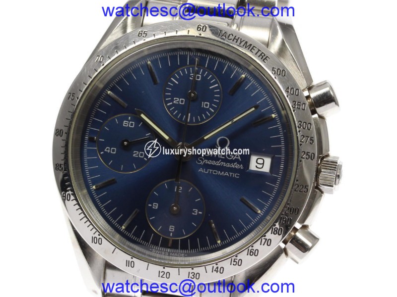 Omega Speedmaster 3511.80 Stainless Steel Navy Dial Automatic 38mm Men's Watch Omega