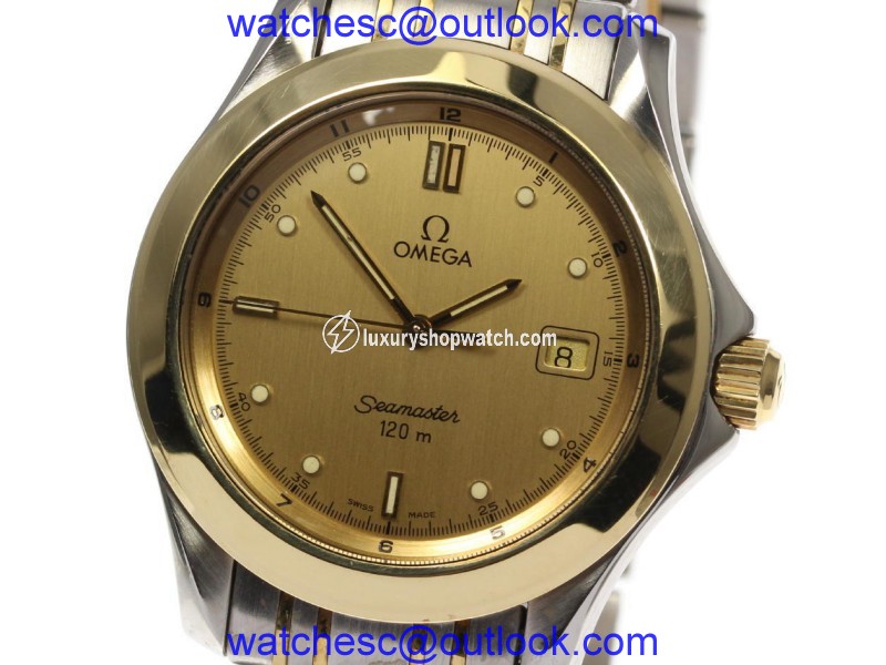 Omega Seamaster 2311.11 Stainless Steel / Gold Plated Quartz 36mm Mens Watch Omega