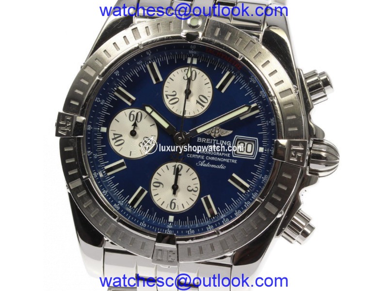 Breitling Chronomat Evolution A13356 Stainless Steel Automatic 44mm Mens Watch Breitling