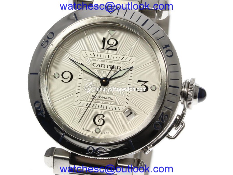 Cartier Pasha W31031H3 Stainless Steel Automatic 38mm Mens Watch Cartier