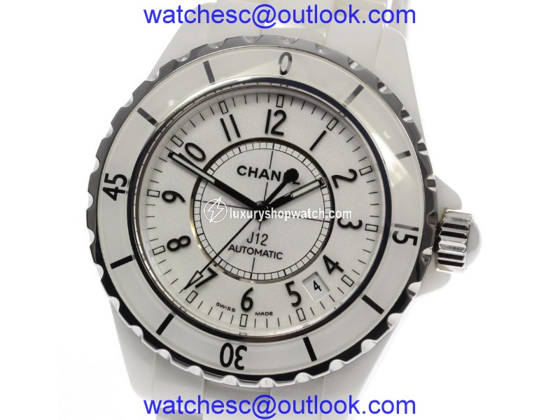 Chanel H0970 Stainless Steel & Ceramic Automatic 38mm Mens Watch Chanel