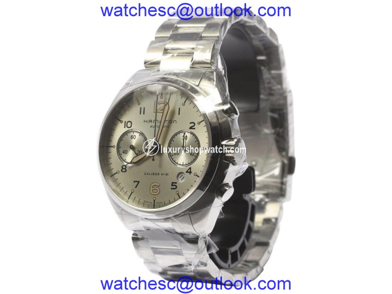 Hamilton Khaki Pilot H76416155 Stainless Steel Automatic 41mm Mens Watch Hamilton