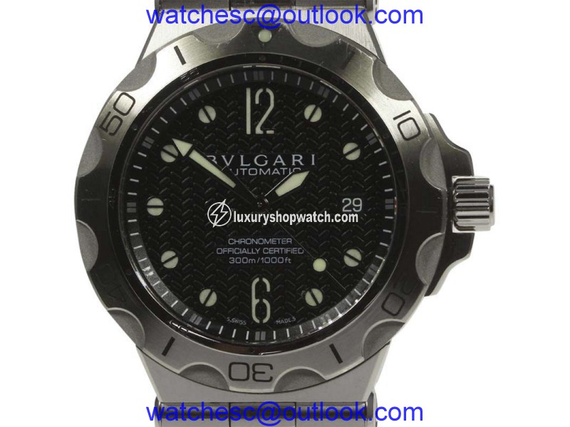 Bulgari Diagono Scuba DP42SSD Stainless Steel Automatic 42mm Mens Watch Bulgari