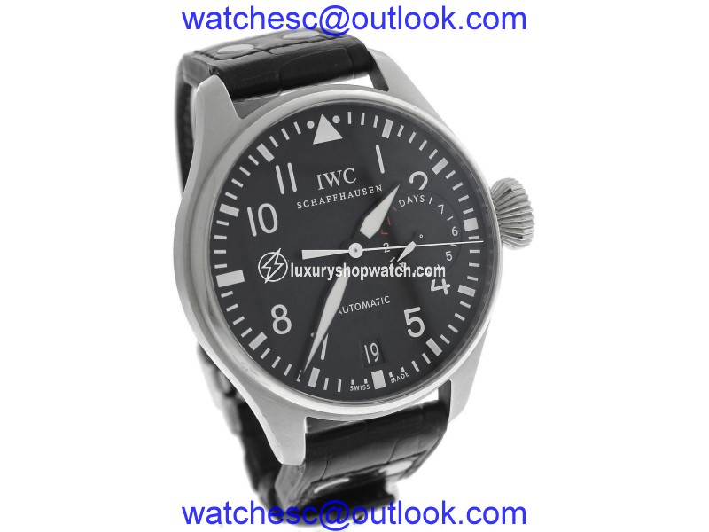 IWC Big Pilot IW500401 Stainless Steel & Leather Automatic 46mm Mens Watch IWC