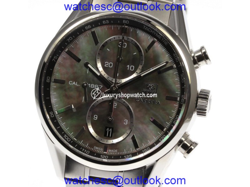 Tag Heuer Carrera CAR211D Stainless Steel Automatic 41mm Mens Watch Tag Heuer