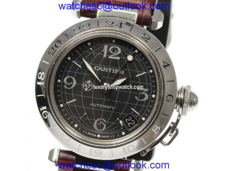 Cartier Pasha C W31079M7 Stainless Steel / Leather Automatic 35mm Unisex Watch Cartier