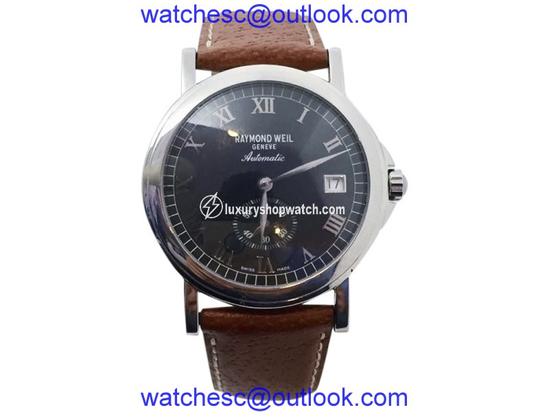 Raymond Weil 2835 Stainless Steel / Leather Automatic 36.5 mm Mens Watch Raymond Weil