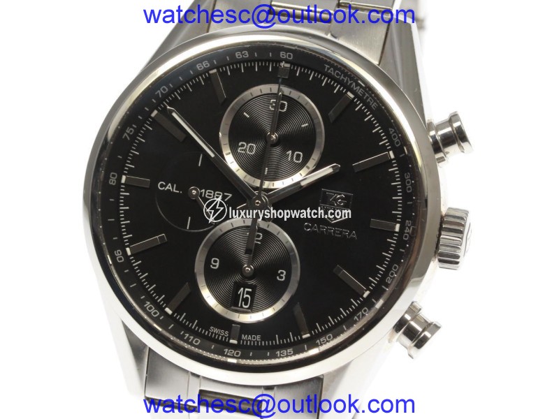 Tag Heuer Carrera CAR2110-3 Stainless Steel Automatic 41mm Mens Watch Tag Heuer