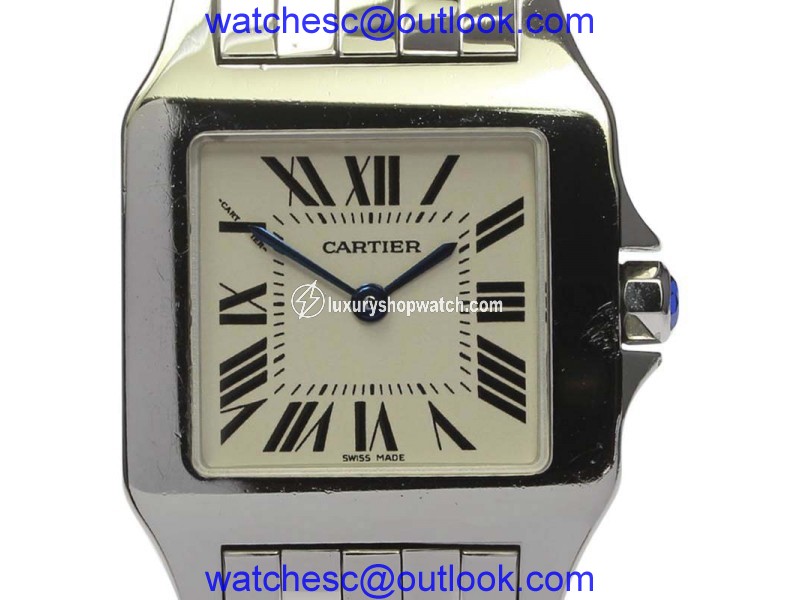 Cartier Santos Demoiselle W25065Z5 Stainless Steel Quartz 26mm Unisex Watch Cartier